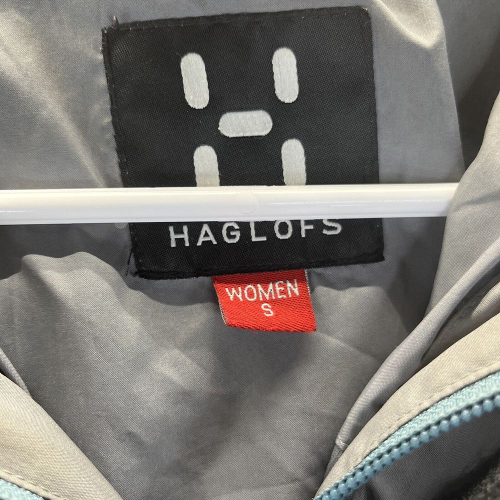 Haglofs Womens Jacket Performance Shell Hooded Blue Sz Small - Picture 5 of 16